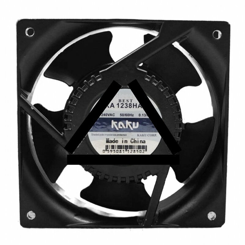 KAKU KA1238HA2 AC 220-240V 0.13/0.11A 2 Wires Axial Cooling Fan