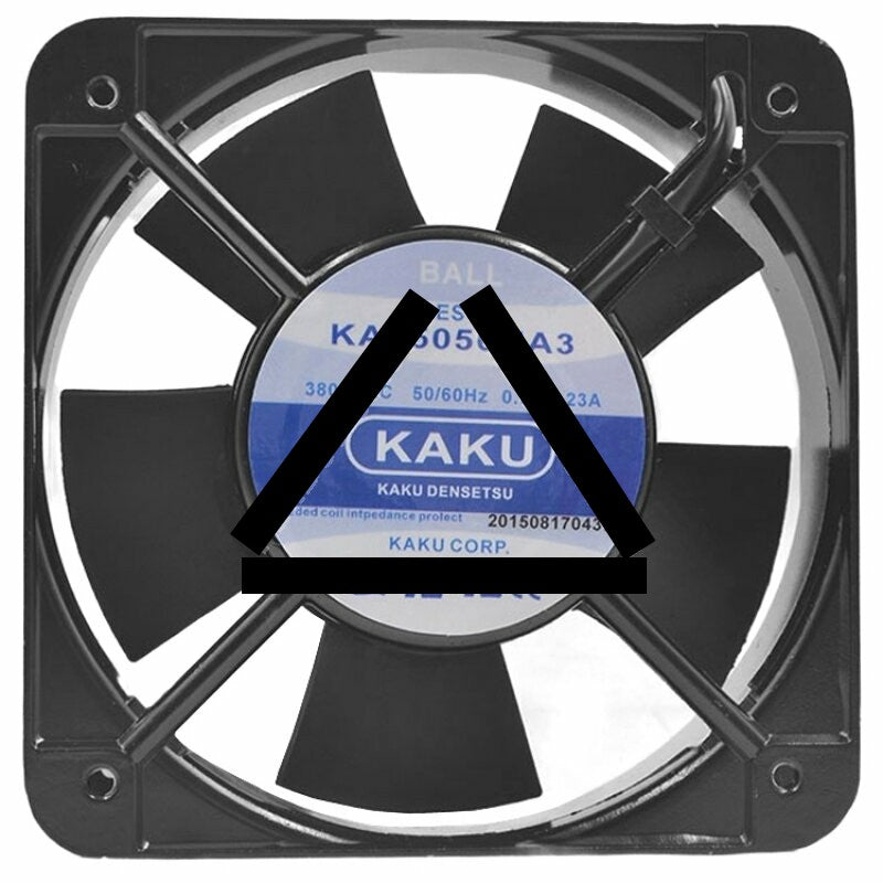 KAKU KA15050HA3 AC 380V 0.27/0.23A 2 Wires Axial Cooling Fan