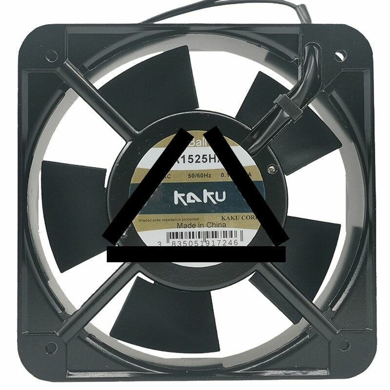 KAKU KA1525HA3 AC 380V 0.18/0.15A 2 Wires Axial Cooling Fan