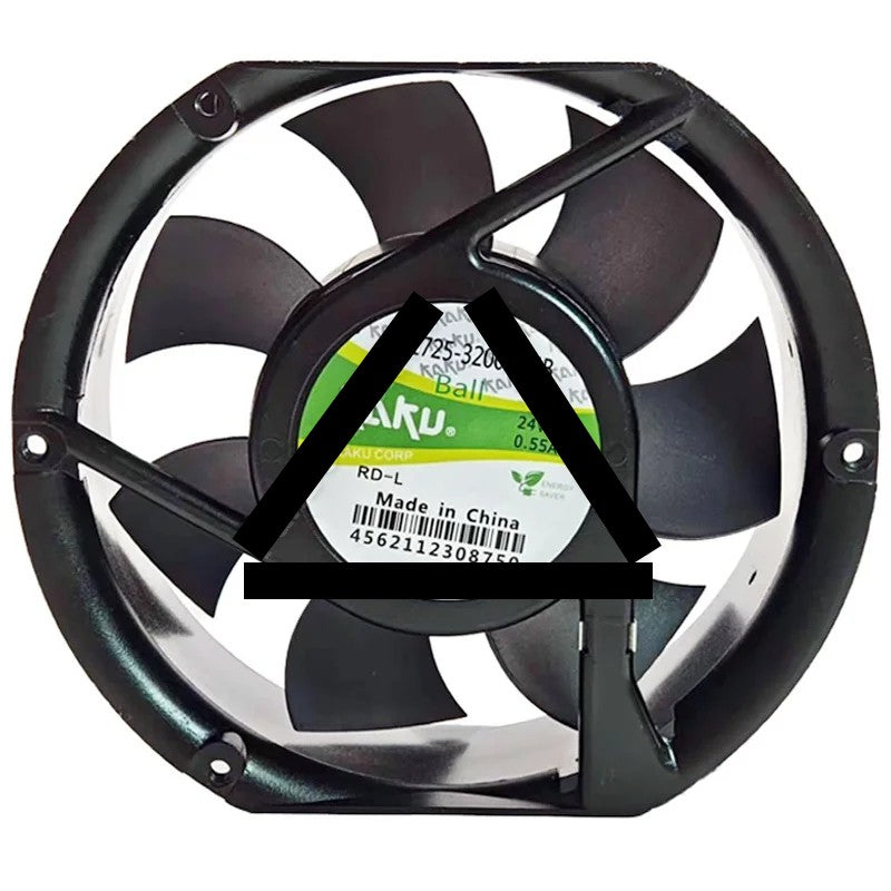 KAKU KA1725-3200D24B DC 24V 0.55A 3 Wires Axial Cooling Fan