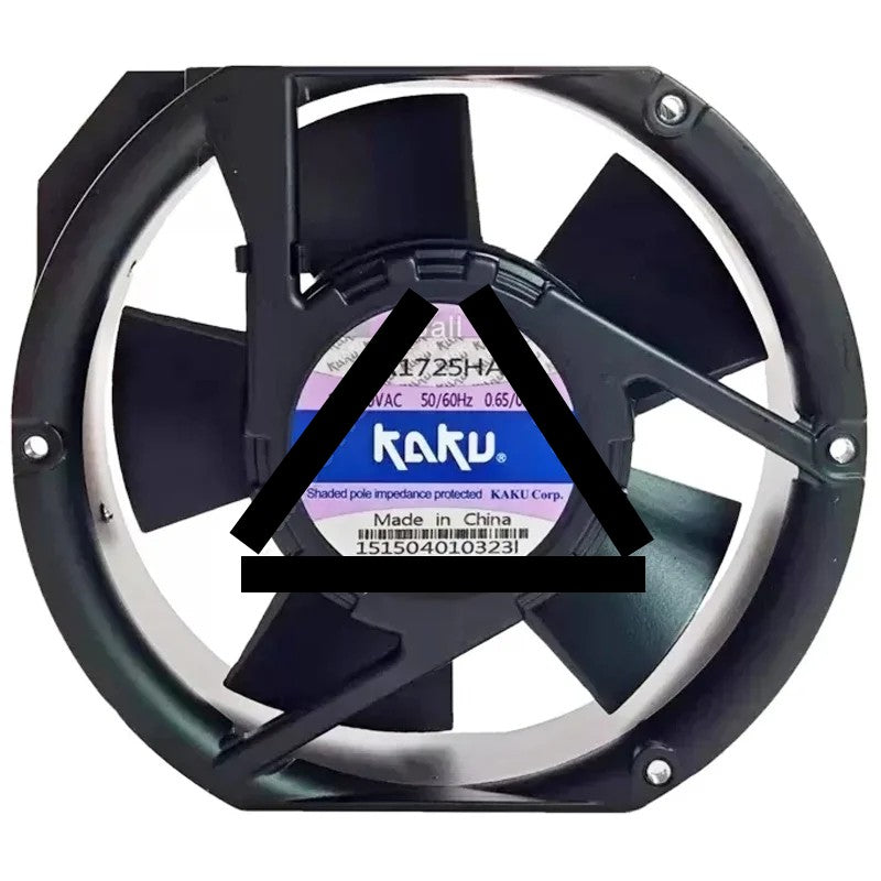 KAKU KA1725HA1 110-120V 0.65/0.55A Impedance Protected Cooling Fan