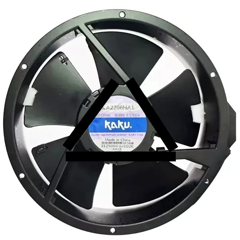 KAKU KA2206HA1 110-120V 0.72/0.61A Thermally Protected Cooling Fan