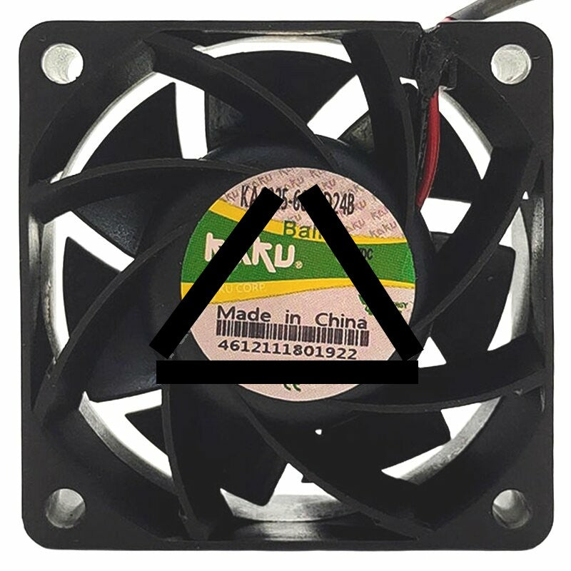 KAKU KA6025-6000D24B DC 24V 0.18A 6025 Ball Bearing Axial Cooling Fan