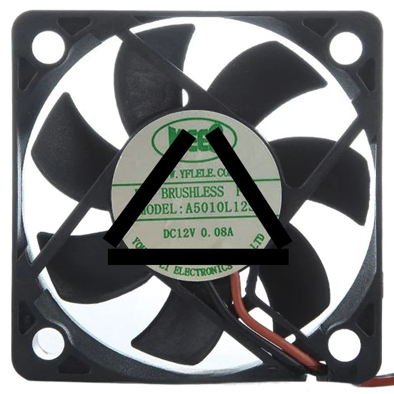 KEEP A5010L12S 12V 0.08A 2 Wires DC Brushless Axial Cooling Fan