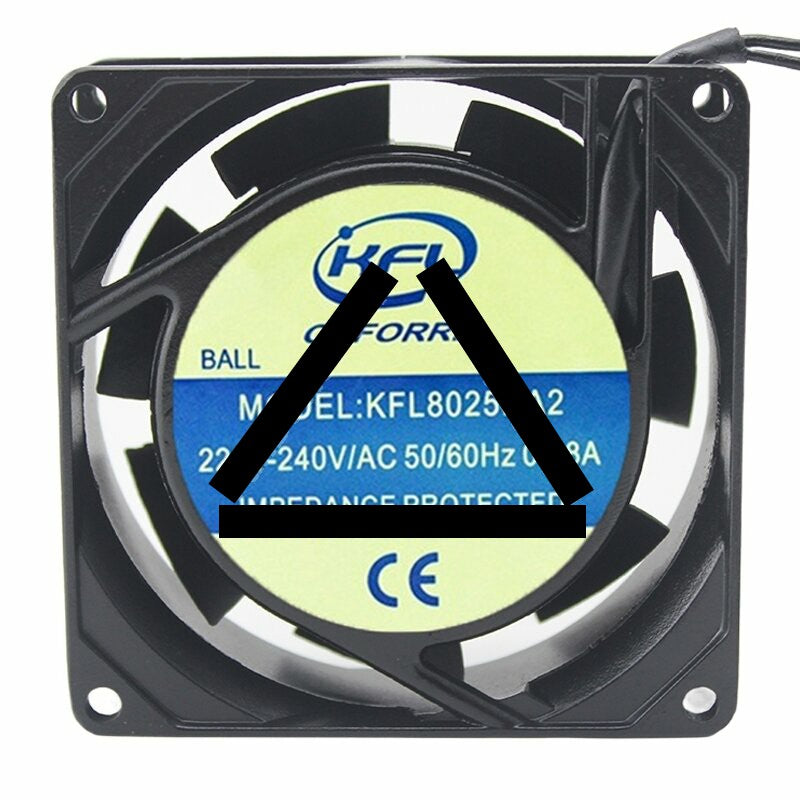KFL KFL8025HA2 AC 220V-240V 0.08A 8025 Axial Cooling Fan