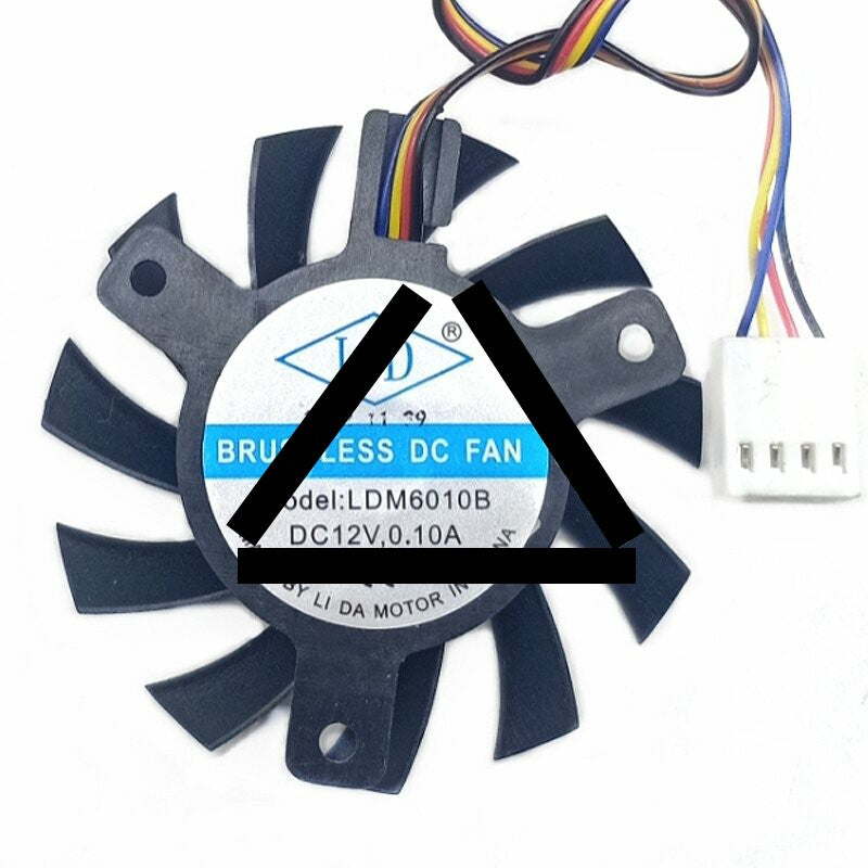 LD LDM6010B DC 12V 0.10A Brushless Axial Cooling Fan