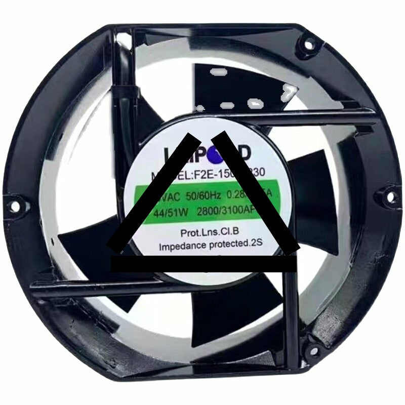 LEIPOLD F2E-150S-230 AC 230V 0.28/0.35A 44/51W Impedance Protected Cooling Fan