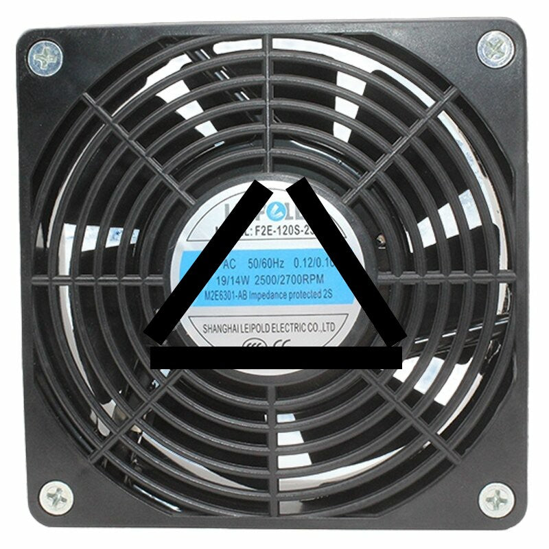 LEIPOLE F2E-120S-230 AC 230V 19W/14W 2 Wires Axial Cooling Fan