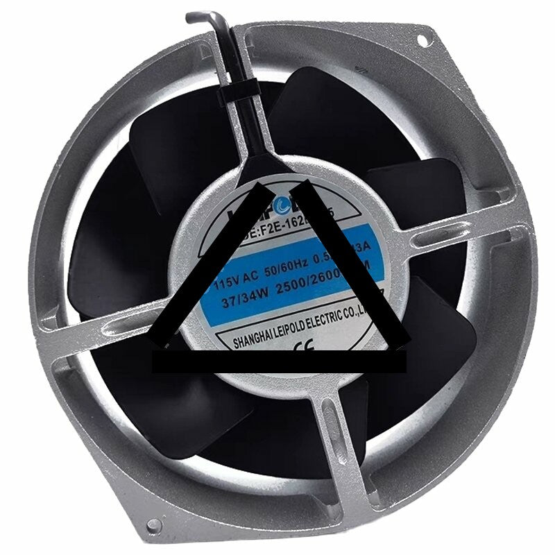 LEIPOLE F2E-162B-115 AC 115V 0.52/0.43A 37/34W 2500/2600RPM Axial Cooling Fan
