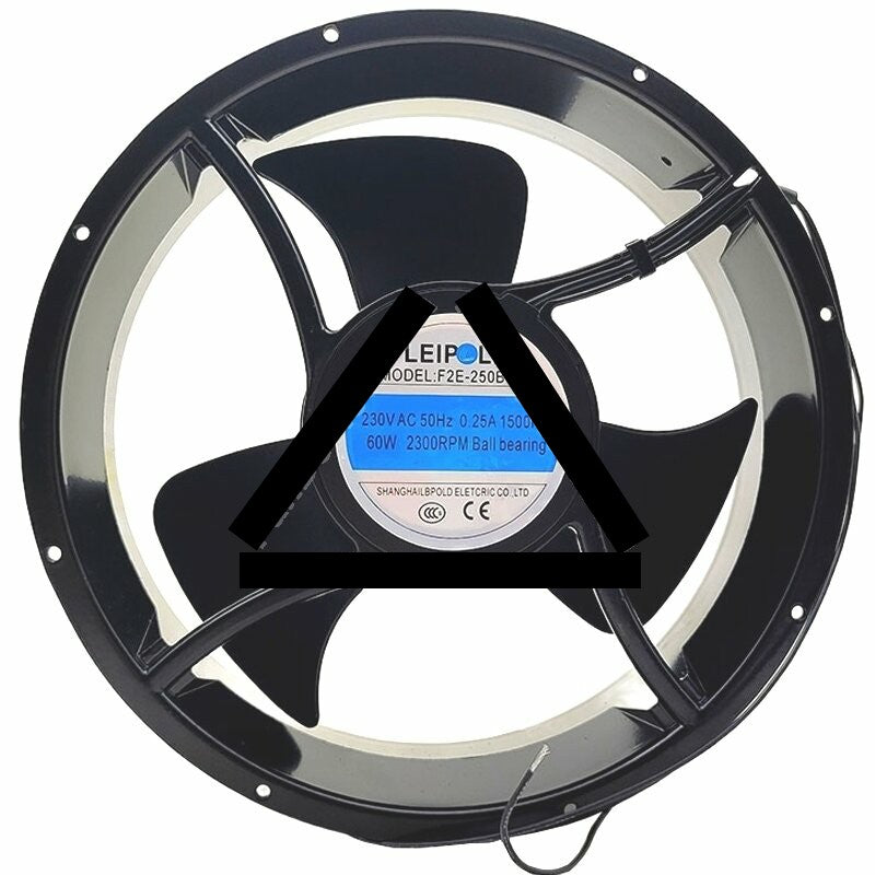 LEIPOLE F2E-250B-230 AC 230V 0.25A 60W Ball Bearing Axial Cooling Fan