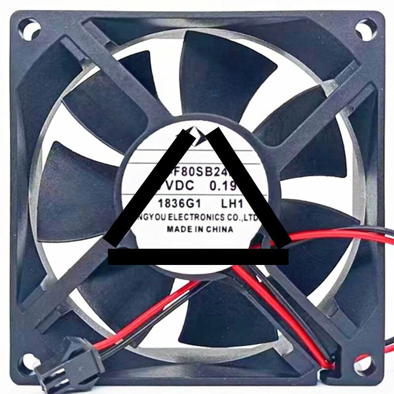 LINGYOU LY-F80SB24R 24V 0.19A 2 / 3 Wires Cooling Fan