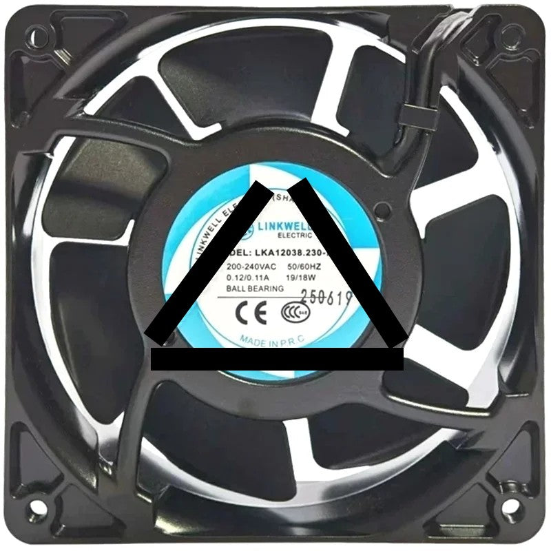 LINKWELL LKA12038.230-7 200-240V 0.12/0.11A 19/18W Ball Bearing Cooling Fan