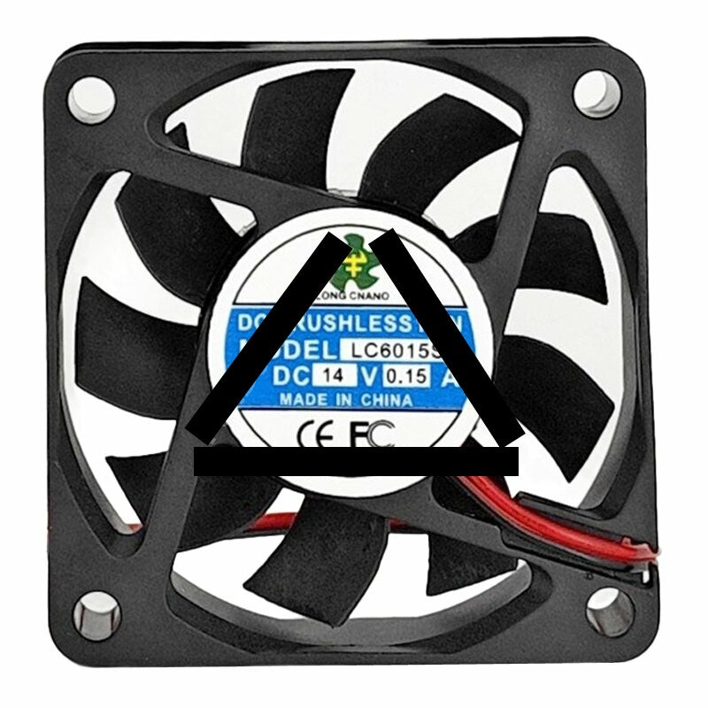 LONG CHANG LC6015S DC 14V 0.15A 6015 Axial Cooling Fan