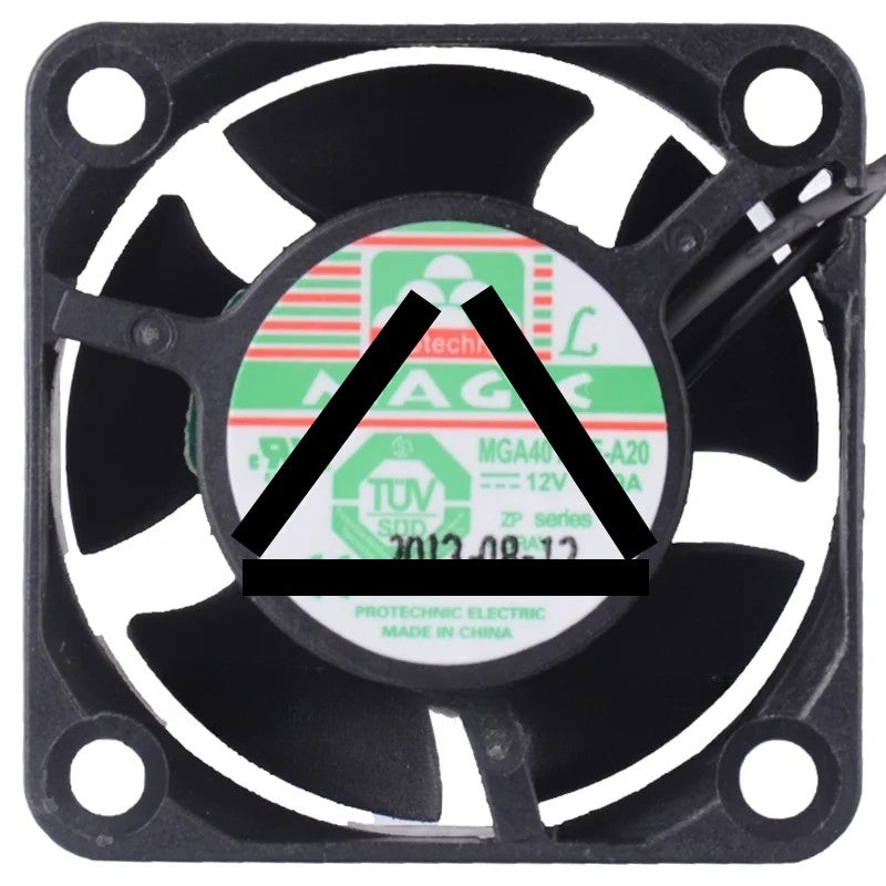 Magic MGA4012LF-A20 12V 0.09A 2 Wires Axial Cooling Fan