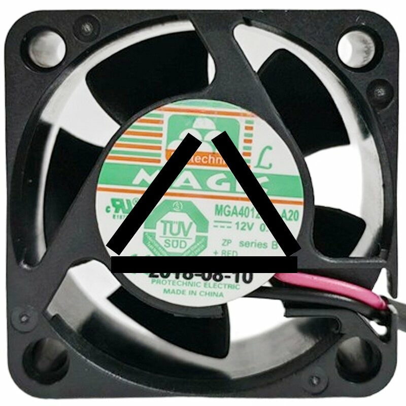 Magic MGA4012MR-A20 12V 0.11A 2 Wires Axial Cooling Fan