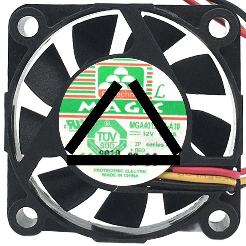 Magic MGA4012MS-A10 DC 12V 0.09A 2 / 3 Wires Axial Cooling Fan