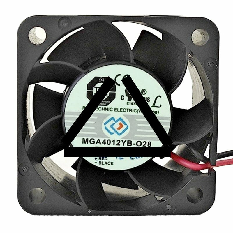 MAGIC MGA4012YB-O28 DC 12V 0.38A 4028 Axial Cooling Fan
