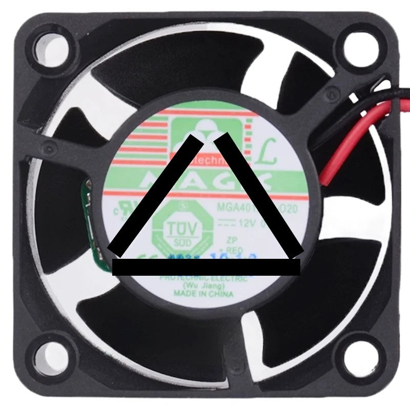 Magic MGA4012ZB-O20 12V 0.22A 2 Wires Axial Cooling Fan