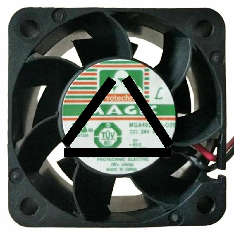 Magic MGA4024UB-O28 DC 24V 0.30A 2 Wires 4028 Axial Cooling Fan