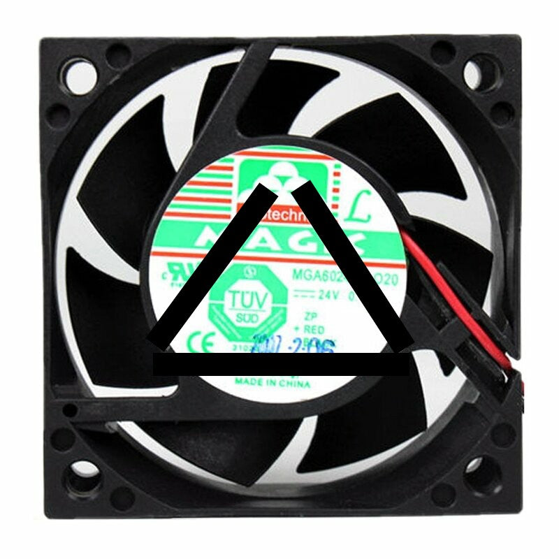 Magic MGA6024LR-O20 DC 24V 0.10A 6025 Axial Cooling Fan