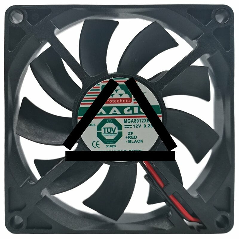 Magic MGA8012XB-A15 12V 0.23A 2 Wires Axial Cooling Fan