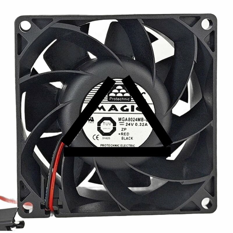 MAGIC MGA8024MB-O38 DC 24V 0.32A 8038 Axial Cooling Fan
