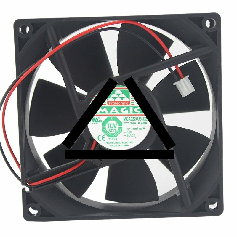 MAGIC MGA9224UB-O25 DC 24V 0.48A 9225 Axial Cooling Fan