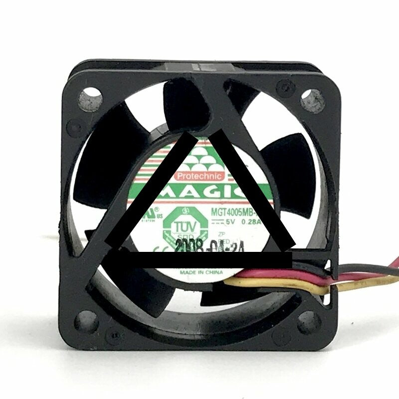 Magic MGT4005MB-R20 DC 5V 0.28A 3 Wires Axial Cooling Fan