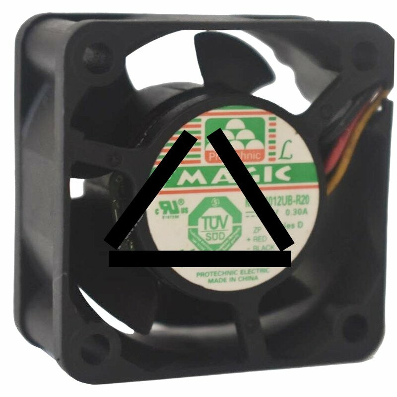 Magic MGT4012UB-R20 DC 12V 0.30A 2 Wires / 3 Wires Axial Cooling Fan