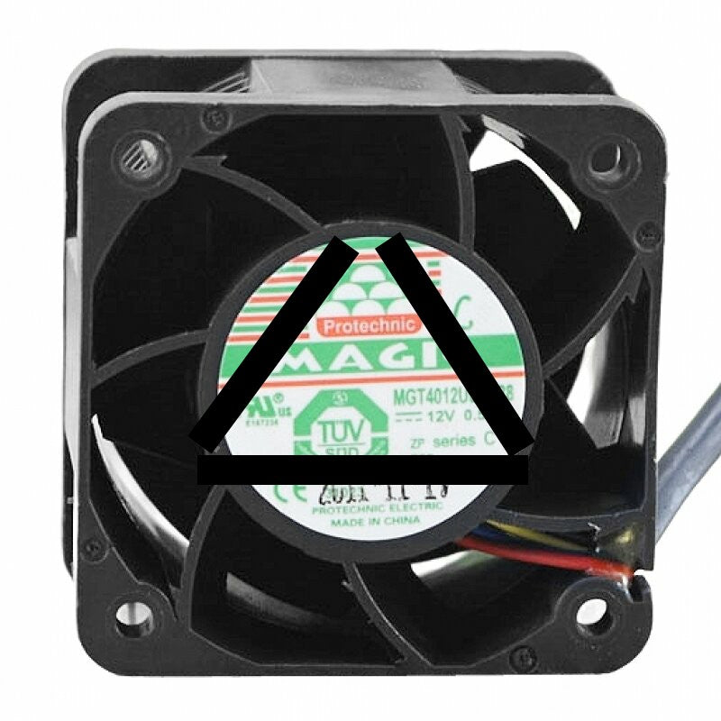 MAGIC MGT4012UB-W28 DC 12V 0.55A 2 Wires / 3 Wires / 4 Wires Axial Cooling Fan