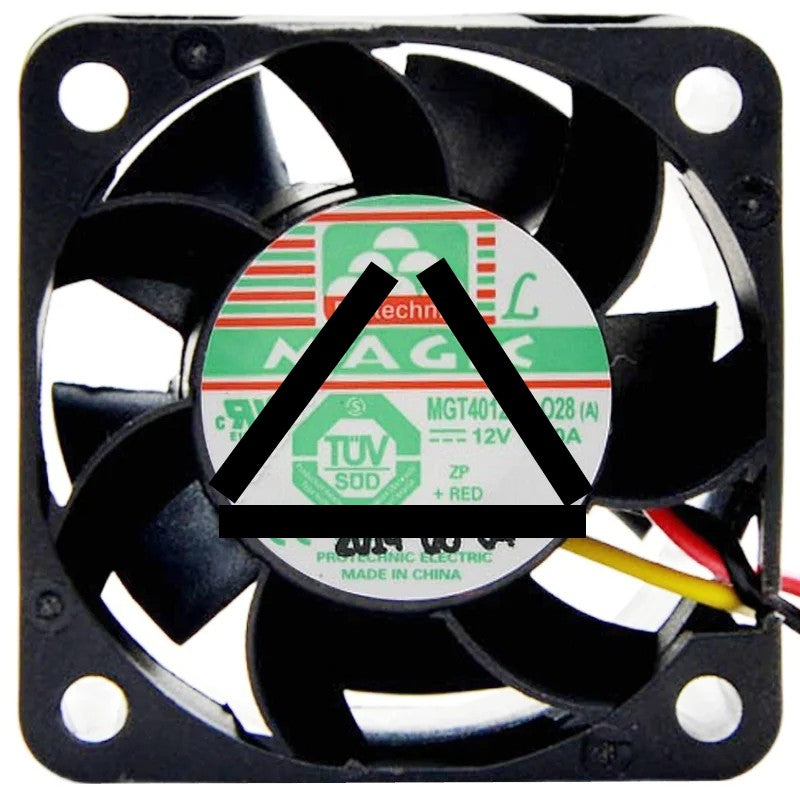 Magic MGT4012VB-O28 DC 12V 0.80A 3 Wires Axial Cooling Fan