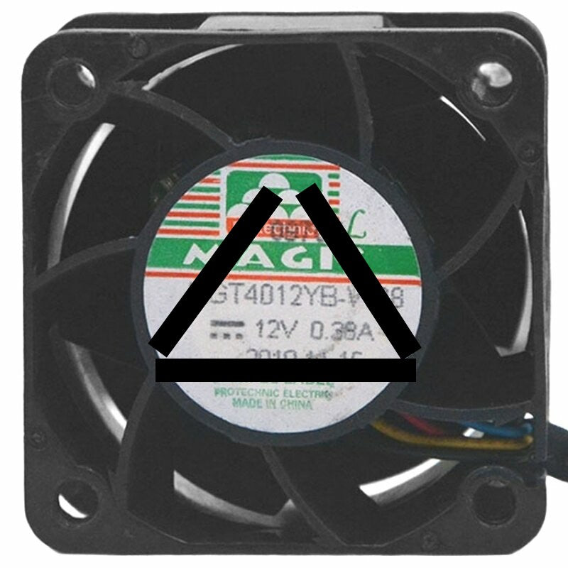 Magic MGT4012YB-W28 DC 12V 0.38A 2 / 3 / 4 Wires Axial Cooling Fan