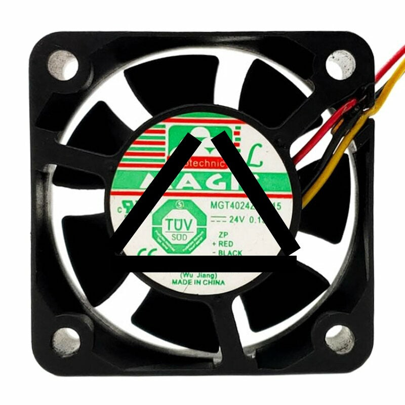 MAGIC MGT4024ZR-R15 DC 24V 0.13A 4015 Axial Cooling Fan