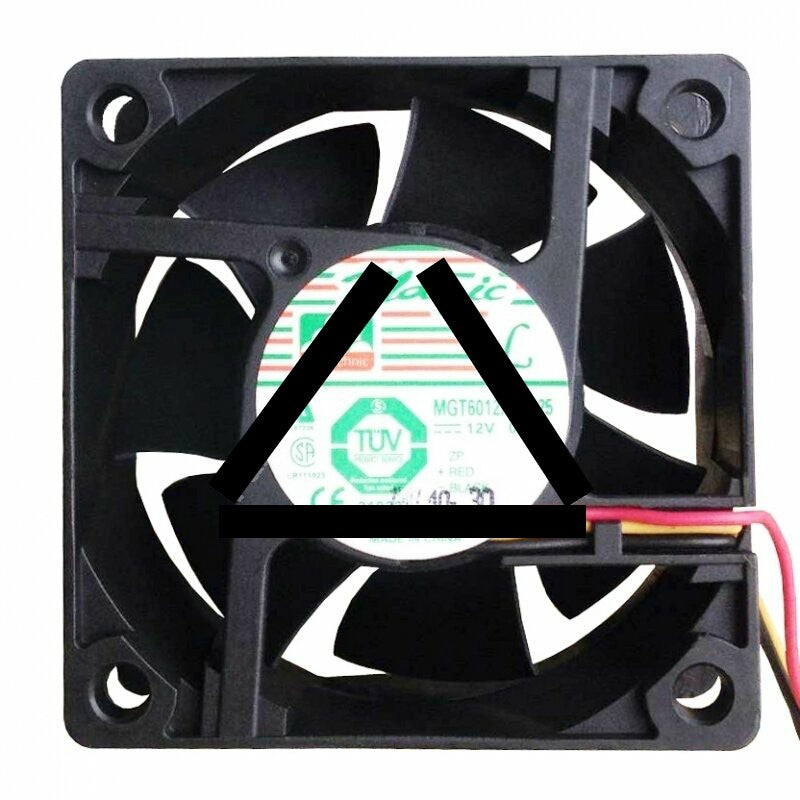 MAGIC MGT6012HB-A25 DC 12V 0.17A 3 Wires Axial Cooling Fan