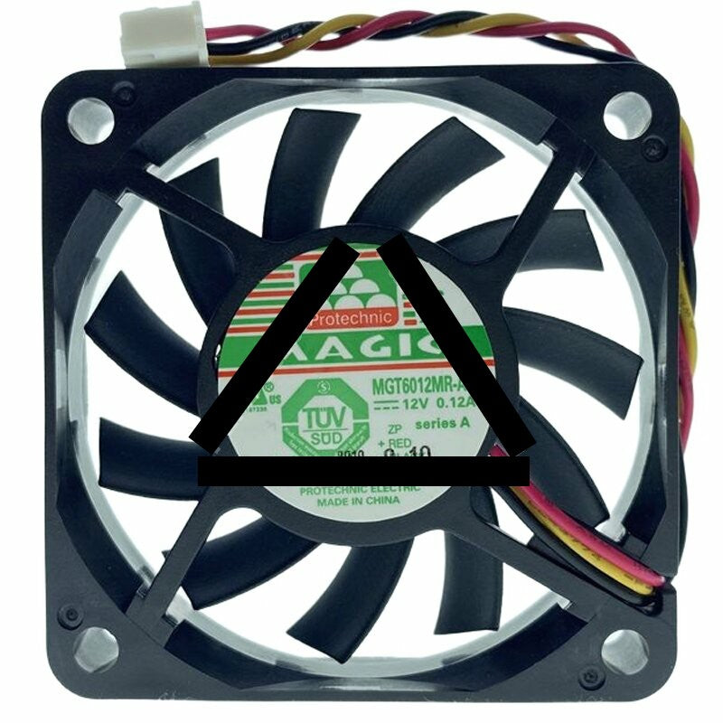 Magic MGT6012MR-A10 DC 12V 0.12A 3 Wires Axial Cooling Fan