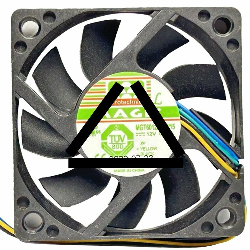 Magic MGT6012ZB-W15 DC 12V 0.43A 4 Wires Axial Cooling Fan