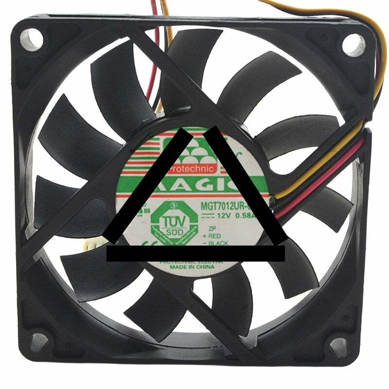MAGIC MGT7012UR-O15 DC 12V 0.58A 7015 Axial Cooling Fan