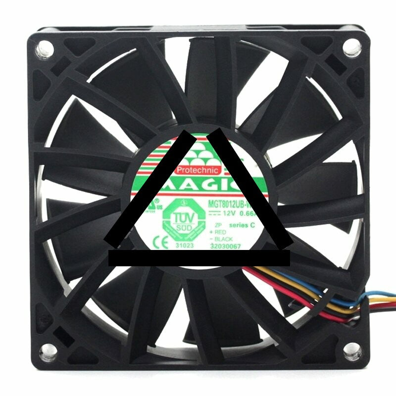 MAGIC MGT8012UB-W25 DC 12V 0.66A 8025 Axial Cooling Fan