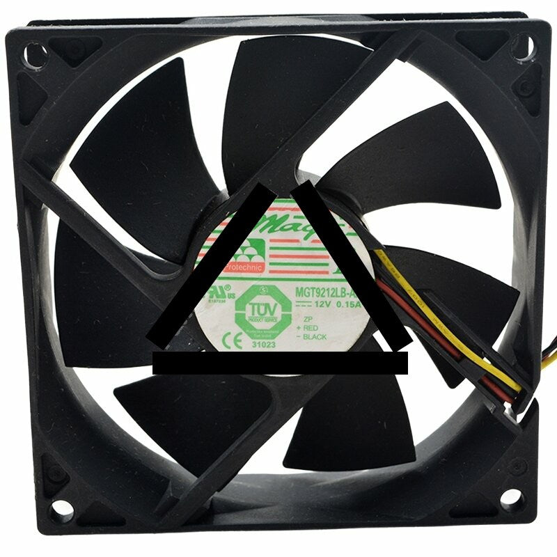Magic MGT9212LB-A25 DC 12V 0.15A 9025 Axial Cooling Fan