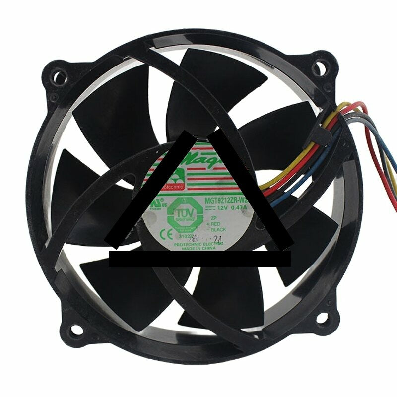 MAGIC MGT9212ZR-W25 DC 12V 0.47A 9225 Axial Cooling Fan