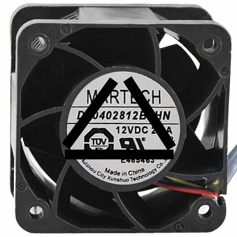MARTECH DF0402812B2HN 12V 2.0A 4 Wires Axial Cooling Fan