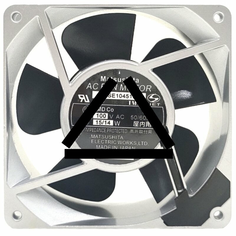 Matsushita ASE104519 AC 100V 15/14W Impedance Protected Axial Cooling Fan