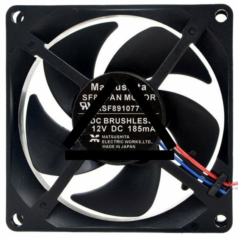 Matsushita ASF891077 12V 185mA 2 / 3 Wires Cooling Fan