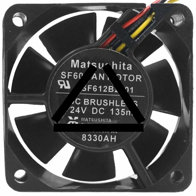 Matsushita TSF612B2401 24V 135mA DC Brushless Axial Cooling Fan