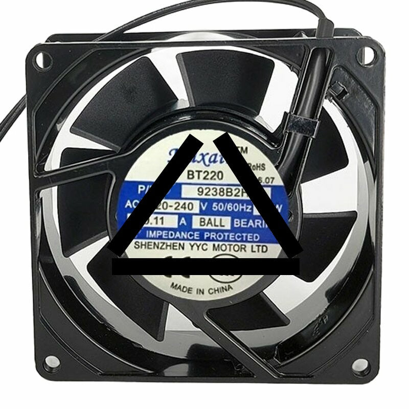 Maxair 9238B2HL AC 220-240V 0.11A 18W 9238 Axial Cooling Fan