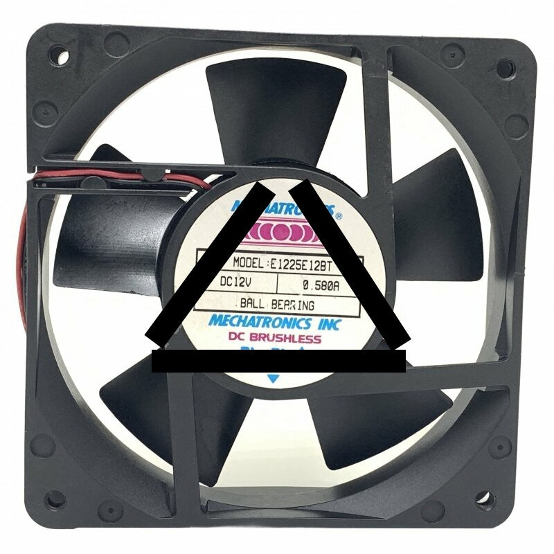 MECHATRONICS E1225E12BT DC 12V 0.580A 12025 Axial Ball Bearing Cooling Fan