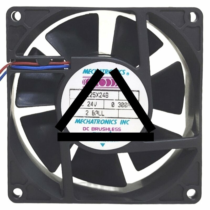 MECHATRONICS E9225X24B FS DC 24V 0.300A Ball Bearing Axial Cooling Fan