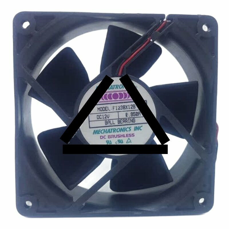 MECHATRONICS F1238X12B DC 12V 0.950A 12038 Ball Bearing Axial Cooling Fan