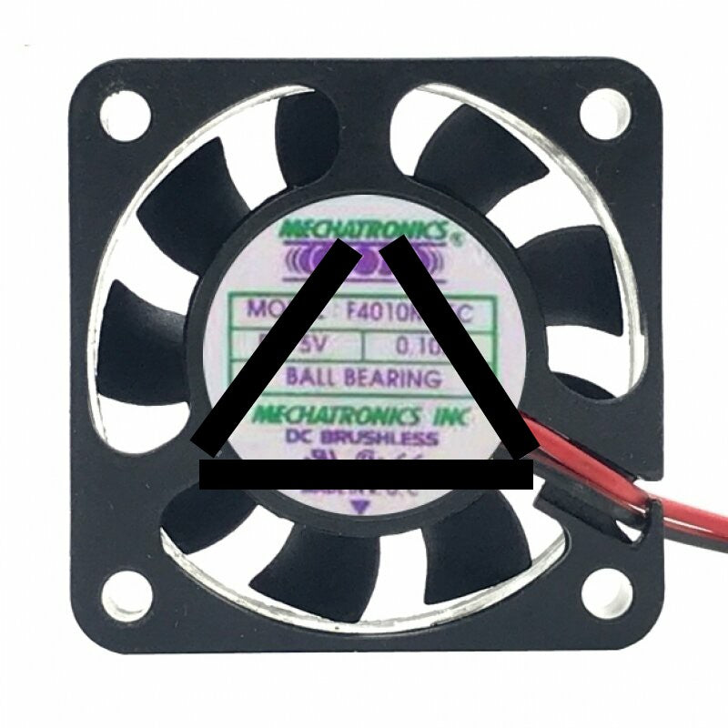 MECHATRONICS F4010M05C DC 5V 0.10A 2 Wires Axial Cooling Fan