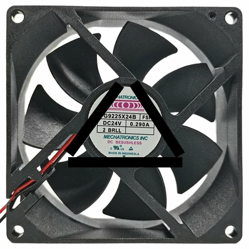 MECHATRONICS G9225X24B FSR 24V 0.290A 2 Wires Axial Fan